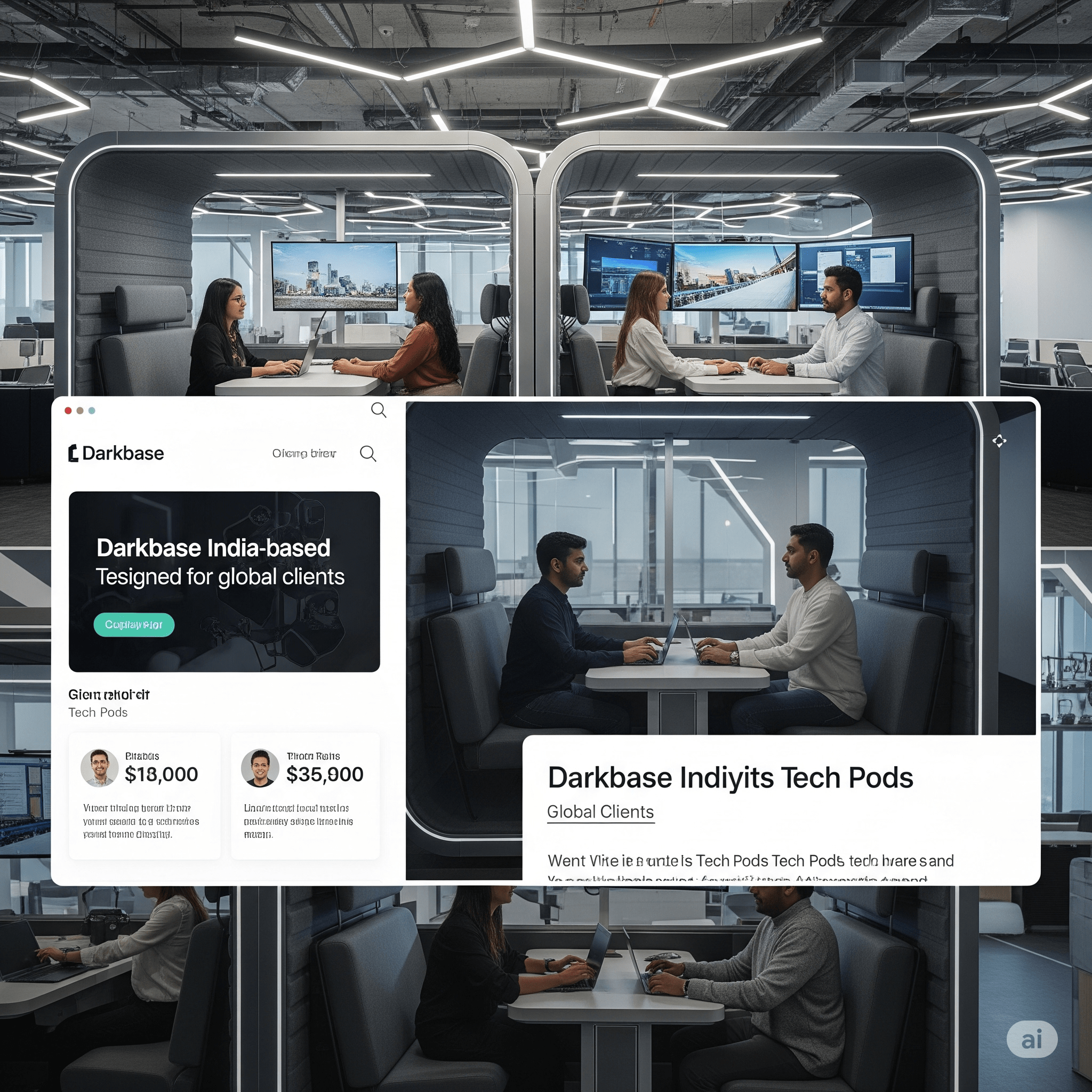 India-based tech pods for global clients